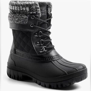 ALEADER Women’s Snow Boots Black size 10 NWT